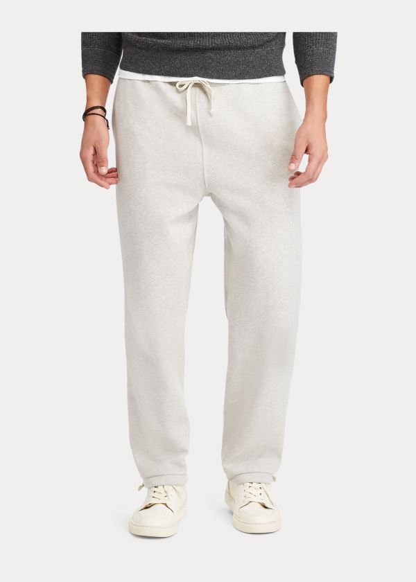 Spodnie Do Biegania Ralph Lauren Cotton-Blend-Fleece Pant Męskie Beżowe | UKBD9387