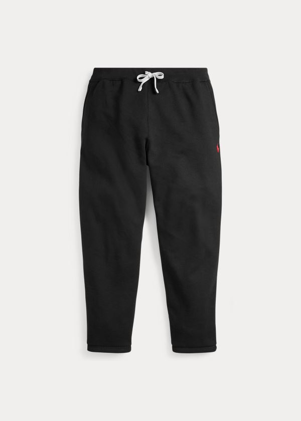 Spodnie Do Biegania Ralph Lauren Cotton-Blend-Fleece Pant Męskie Czarne | VYUC0783