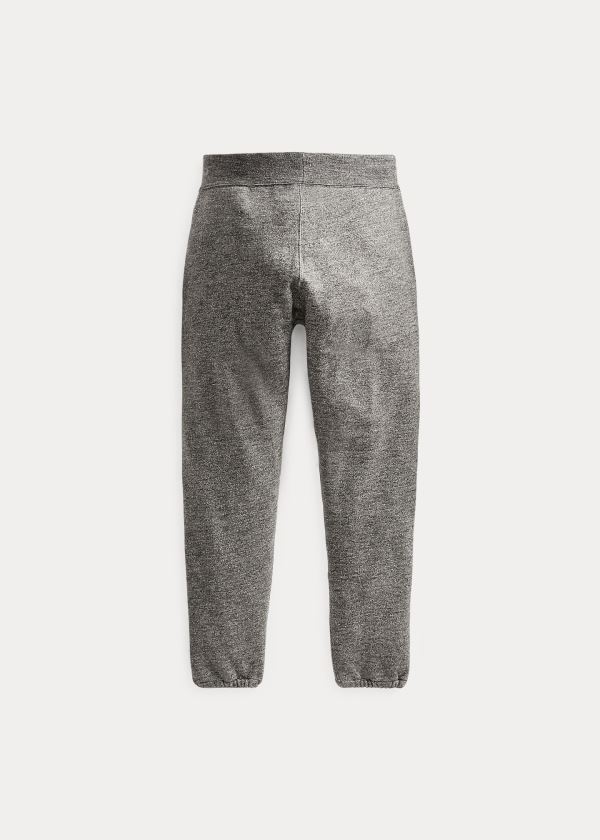 Spodnie Do Biegania Ralph Lauren Cotton-Blend-Fleece Sweatpant Męskie Szare | KVVE0490