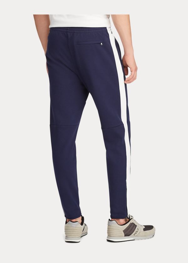 Spodnie Do Biegania Ralph Lauren Cotton Interlock Track Pant Męskie Granatowe | YAKV3570