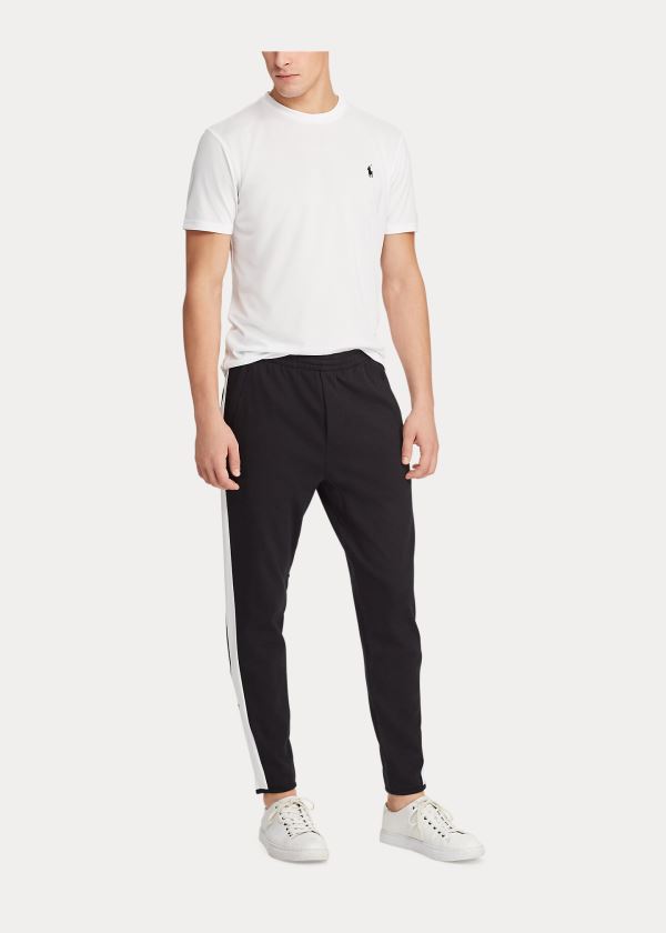 Spodnie Do Biegania Ralph Lauren Cotton Interlock Track Pant Męskie Czarne | UNSK4166