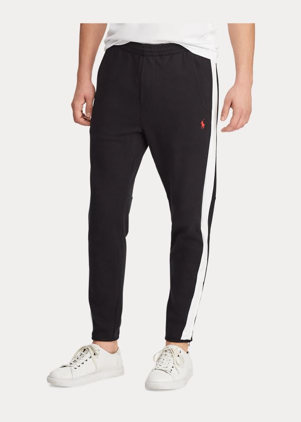 Spodnie Do Biegania Ralph Lauren Cotton Interlock Track Pant Męskie Czarne | UNSK4166