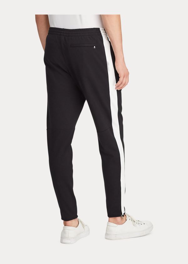 Spodnie Do Biegania Ralph Lauren Cotton Interlock Track Pant Męskie Czarne | UNSK4166