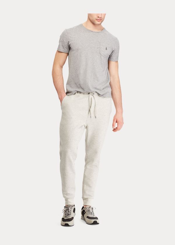 Spodnie Do Biegania Ralph Lauren Double-Knit Pant Męskie Głęboka Szare | DUNP6289