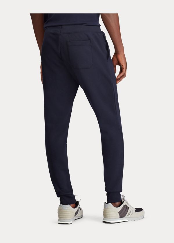 Spodnie Do Biegania Ralph Lauren Double-Knit Jogger Pant Męskie Granatowe | NLSQ3198