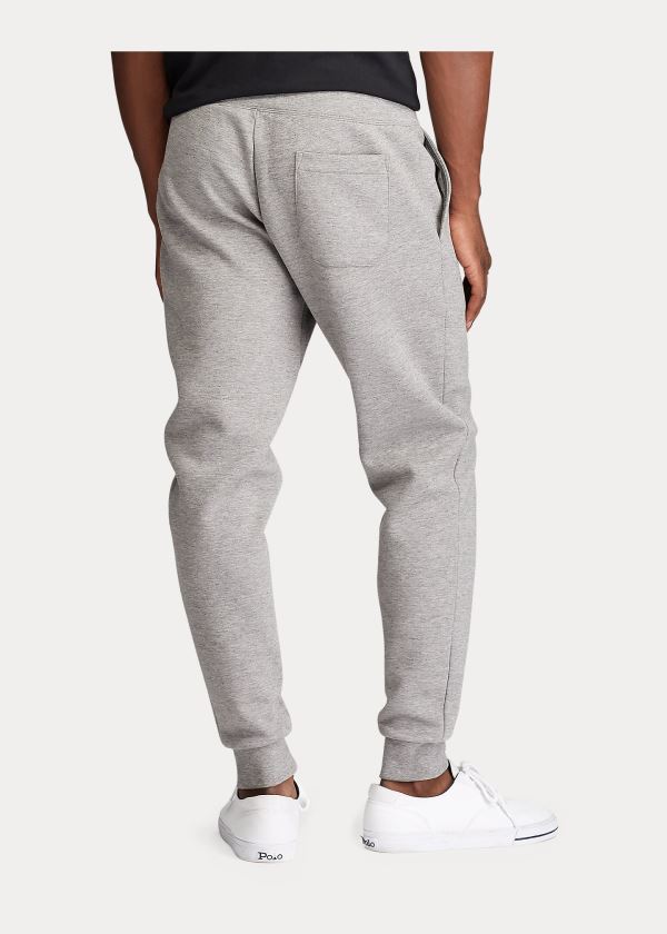 Spodnie Do Biegania Ralph Lauren Double-Knit Jogger Pant Męskie Szare | ZCAS8915