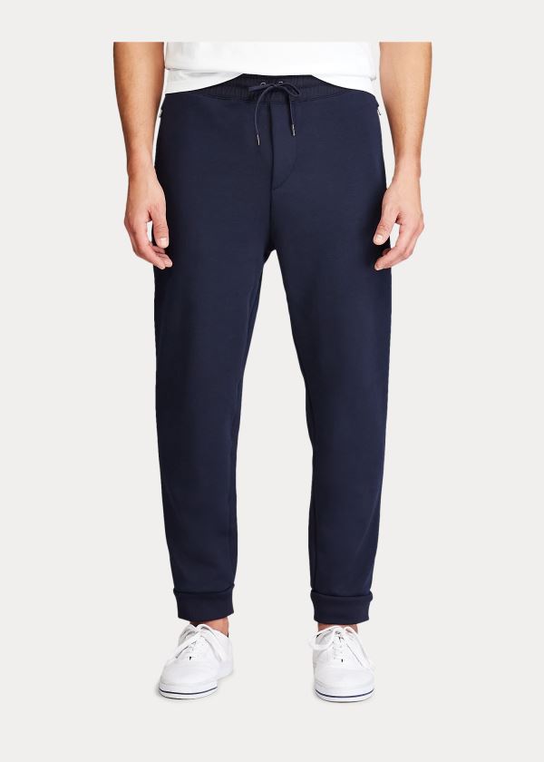 Spodnie Do Biegania Ralph Lauren Double-Knit Jogger Pant Męskie Granatowe | TGEN1072