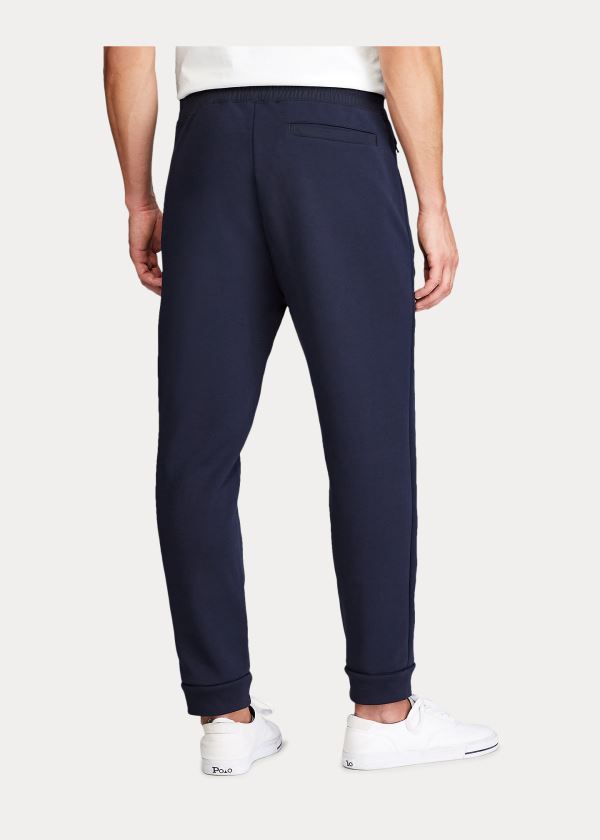 Spodnie Do Biegania Ralph Lauren Double-Knit Jogger Pant Męskie Granatowe | TGEN1072