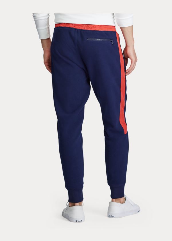 Spodnie Do Biegania Ralph Lauren Fleece Jogger Pant Męskie Granatowe | BGYZ2266