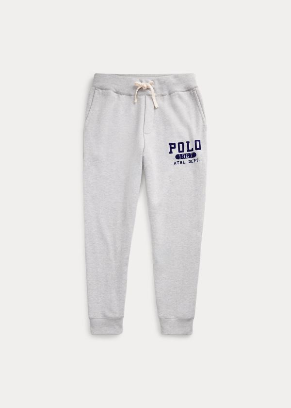 Spodnie Do Biegania Ralph Lauren Fleece Graphic Jogger Męskie Szare | IMQS2371