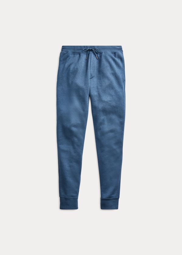 Spodnie Do Biegania Ralph Lauren Fleece Jogger Pant Męskie Niebieskie | WYUD6575