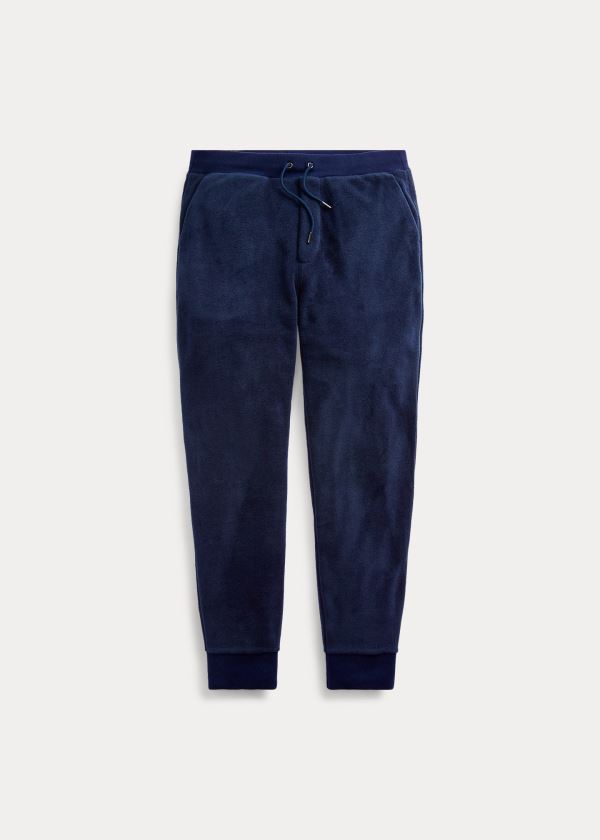 Spodnie Do Biegania Ralph Lauren Fleece Jogger Pant Męskie Granatowe | SXVD5080