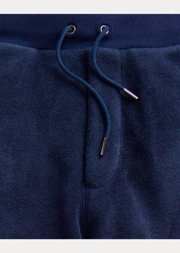 Spodnie Do Biegania Ralph Lauren Fleece Jogger Pant Męskie Granatowe | SXVD5080