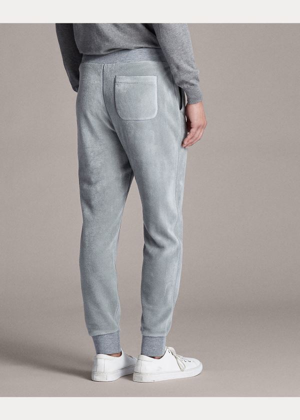 Spodnie Do Biegania Ralph Lauren Fleece Jogger Pant Męskie Głęboka Szare | ZSRA9733