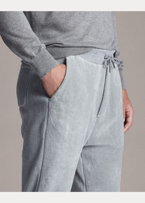 Spodnie Do Biegania Ralph Lauren Fleece Jogger Pant Męskie Głęboka Szare | ZSRA9733