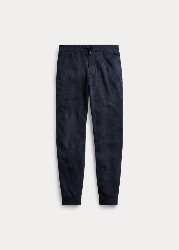 Spodnie Do Biegania Ralph Lauren Fleece Jogger Pant Męskie Granatowe | SXFS1268