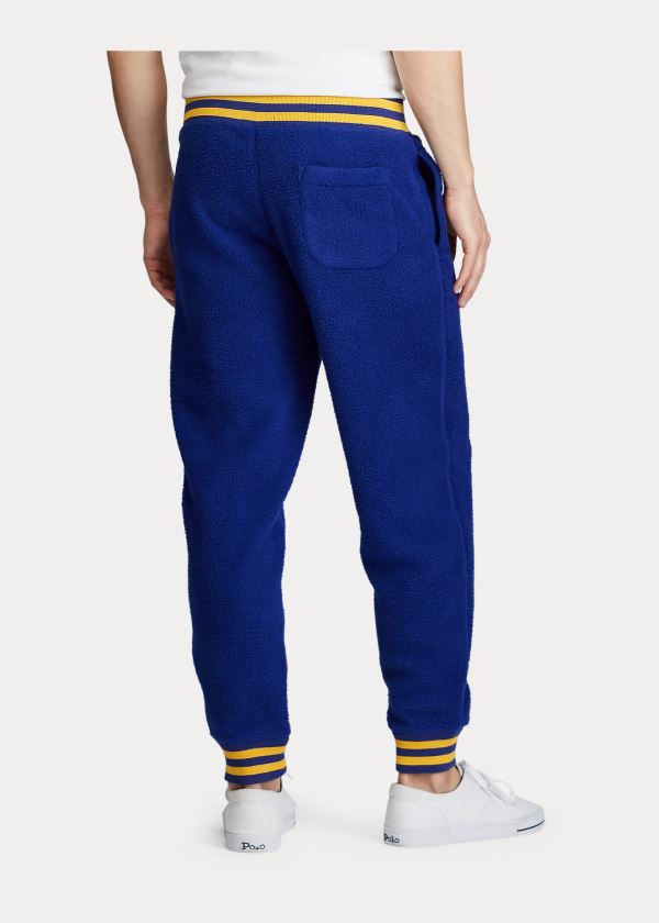 Spodnie Do Biegania Ralph Lauren Letterman Jogger Pant Męskie Królewski Niebieski Niebieskie | JMJH3802