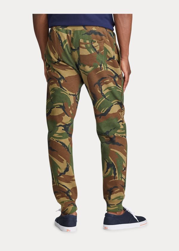 Spodnie Do Biegania Ralph Lauren Polo Camo Fleece Jogger Męskie Camo | XNRU3514