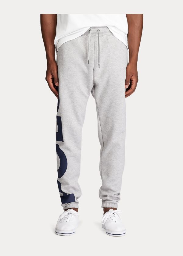 Spodnie Do Biegania Ralph Lauren Polo Jogger Pant Męskie Szare | FUMJ7669