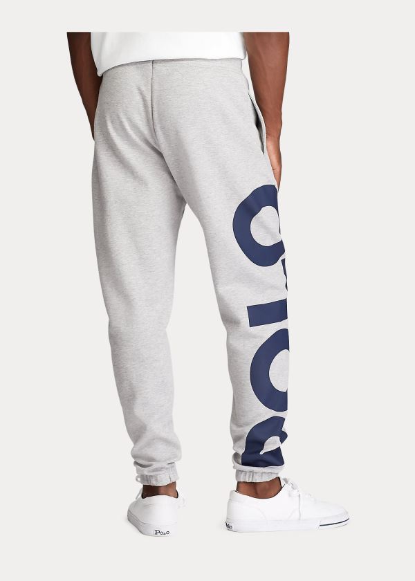 Spodnie Do Biegania Ralph Lauren Polo Jogger Pant Męskie Szare | FUMJ7669