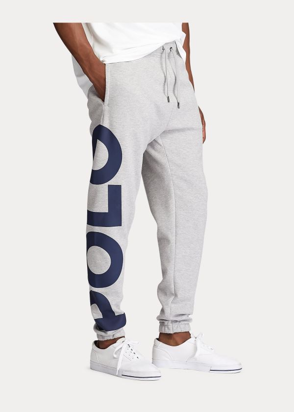 Spodnie Do Biegania Ralph Lauren Polo Jogger Pant Męskie Szare | FUMJ7669