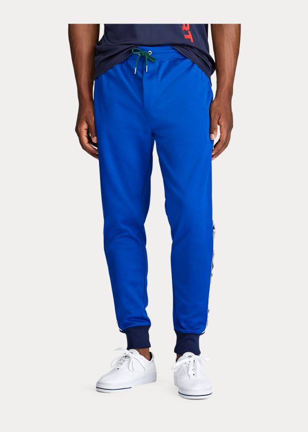 Spodnie Do Biegania Ralph Lauren Polo Sport Track Pant Męskie Niebieskie | XPNR6604