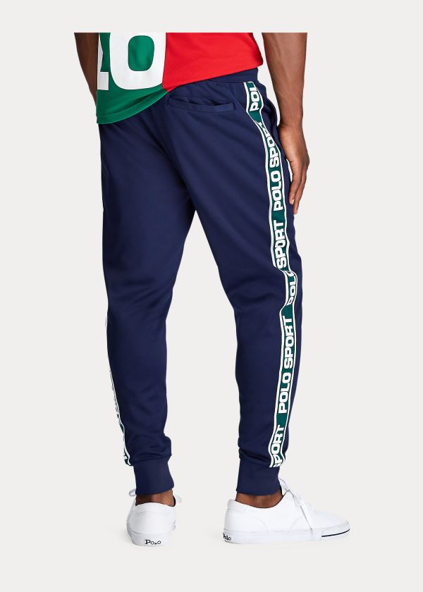 Spodnie Do Biegania Ralph Lauren Polo Sport Track Pant Męskie Granatowe | BKEJ4290