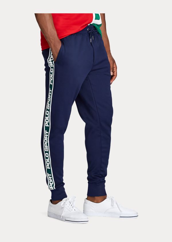 Spodnie Do Biegania Ralph Lauren Polo Sport Track Pant Męskie Granatowe | BKEJ4290