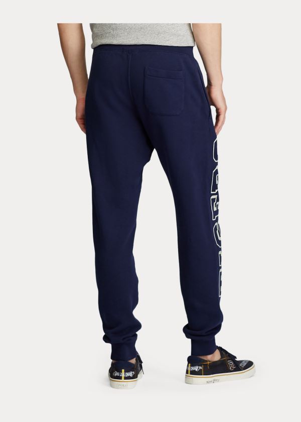 Spodnie Do Biegania Ralph Lauren Polo Tigers Fleece Jogger Męskie Granatowe | YKOS2624