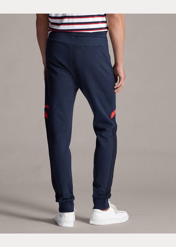 Spodnie Do Biegania Ralph Lauren RLX Performance Track Pant Męskie Granatowe | IKFT8314