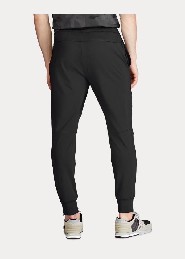 Spodnie Do Biegania Ralph Lauren Tech Jersey Jogger Pant Męskie Czarne | NLDD6627