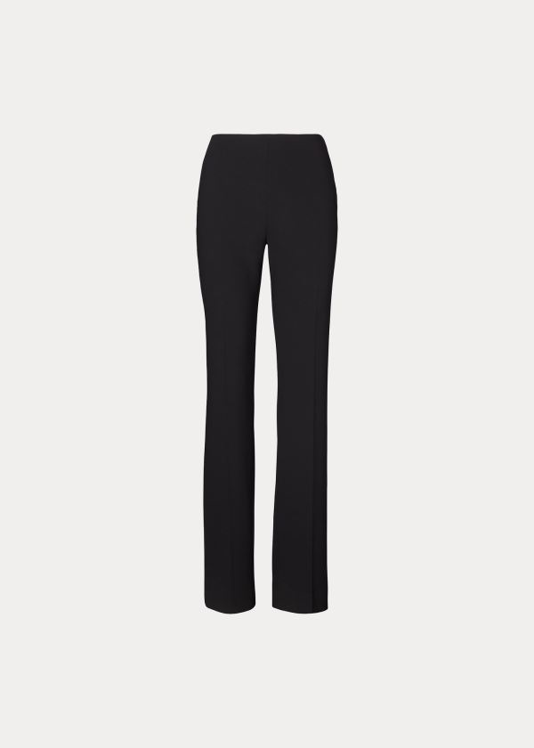 Spodnie Ralph Lauren Alandra Stretch Wool Pant Damskie Czarne | XXAH4217