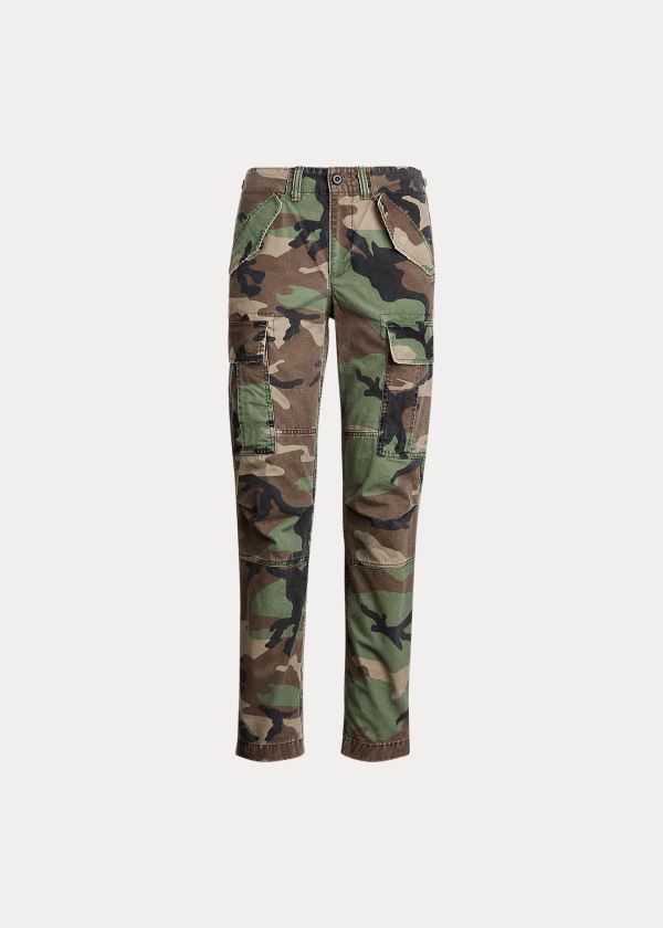 Spodnie Ralph Lauren Camo Cargo Pant Damskie Camo Kolorowe | IKPK0682