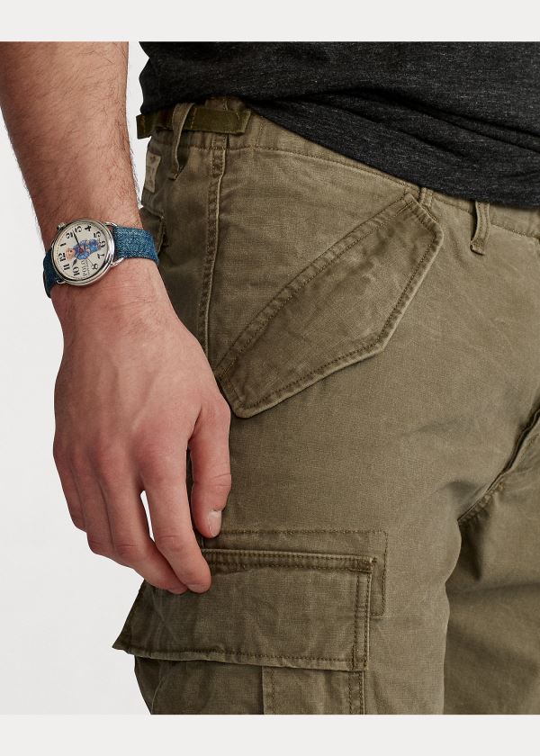 Spodnie Ralph Lauren Classic Fit Cargo Pant Męskie Oliwkowe | UNAX3497