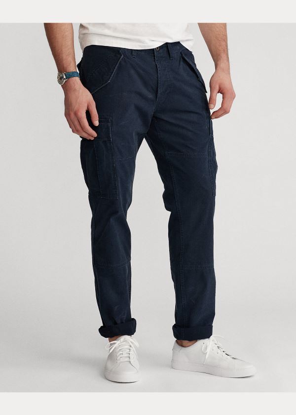 Spodnie Ralph Lauren Classic Fit Cargo Pant Męskie Granatowe | UBHJ3738