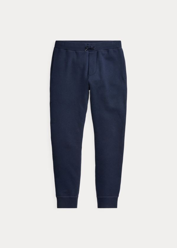 Spodnie Ralph Lauren Cotton-Blend-Fleece Pant Męskie Granatowe | FMJY5027