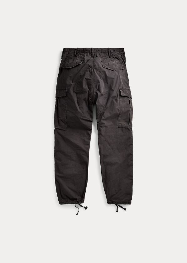 Spodnie Ralph Lauren Cotton-Blend Cargo Pant Męskie Czarne | BEYZ1881