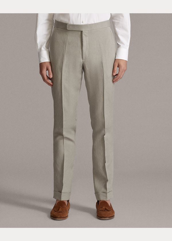 Spodnie Ralph Lauren Gregory Twill Suit Trouser Męskie Głęboka Szare | YPCZ6174