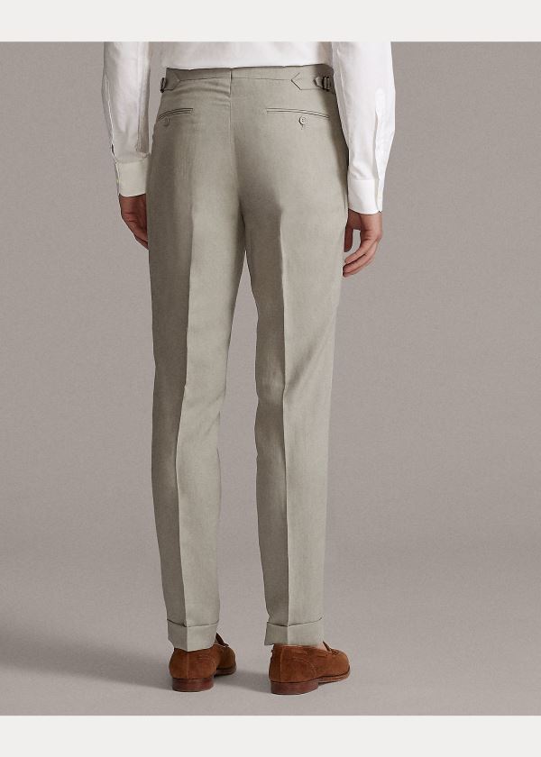 Spodnie Ralph Lauren Gregory Twill Suit Trouser Męskie Głęboka Szare | YPCZ6174