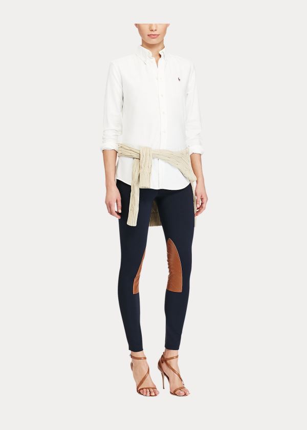 Spodnie Ralph Lauren Jodhpur Stretch Skinny Pant Damskie Granatowe | WWBW3742