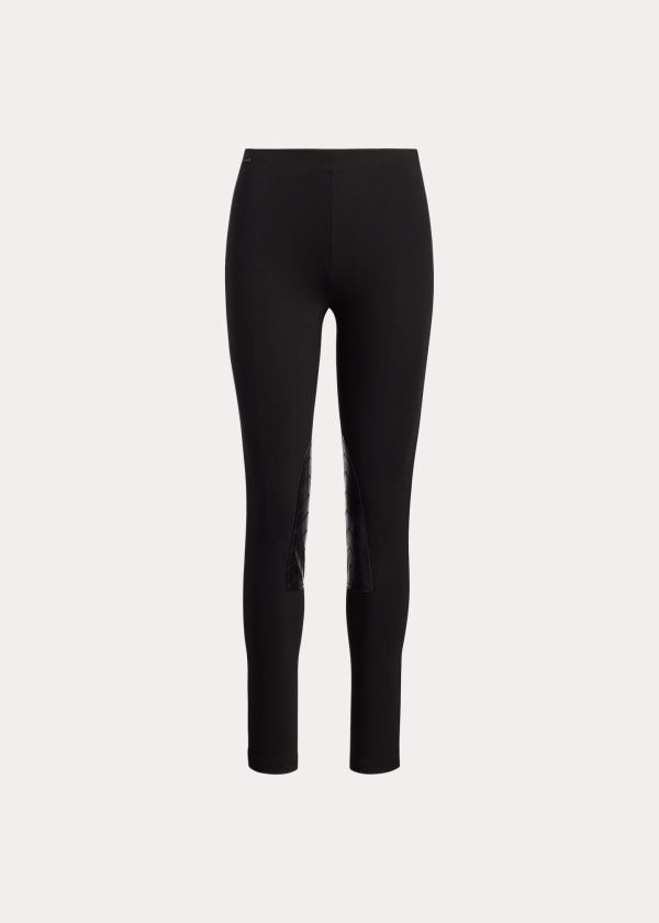 Spodnie Ralph Lauren Jodhpur Stretch Skinny Pant Damskie Czarne | GSON8829