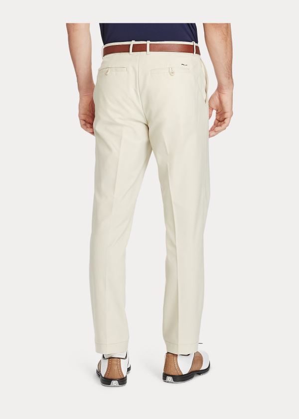 Spodnie Ralph Lauren Lightweight Twill Pant Męskie Beżowe | LRWI0904