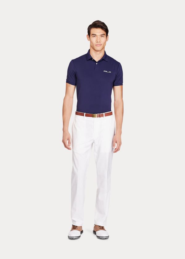 Spodnie Ralph Lauren Lightweight Twill Pant Męskie Białe | DXEV9068