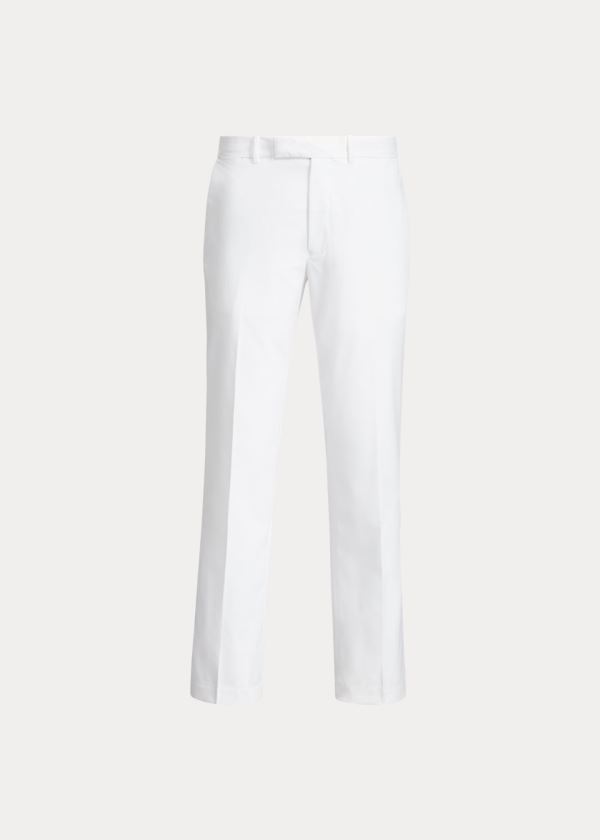 Spodnie Ralph Lauren Lightweight Twill Pant Męskie Białe | DXEV9068