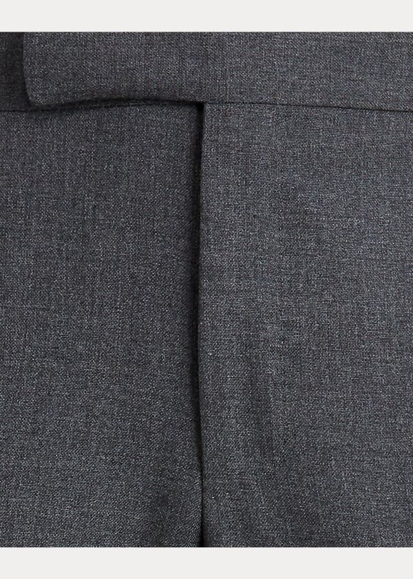 Spodnie Ralph Lauren Polo Traveler Wool Trouser Męskie Szare | KNKC6157