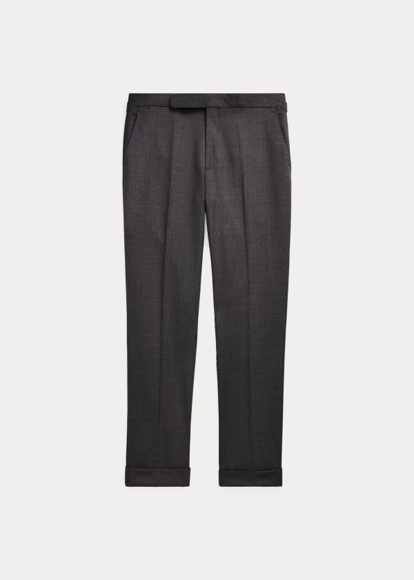 Spodnie Ralph Lauren RLX Gregory Wool Twill Trouser Męskie Jasny Szare | TZLW7231