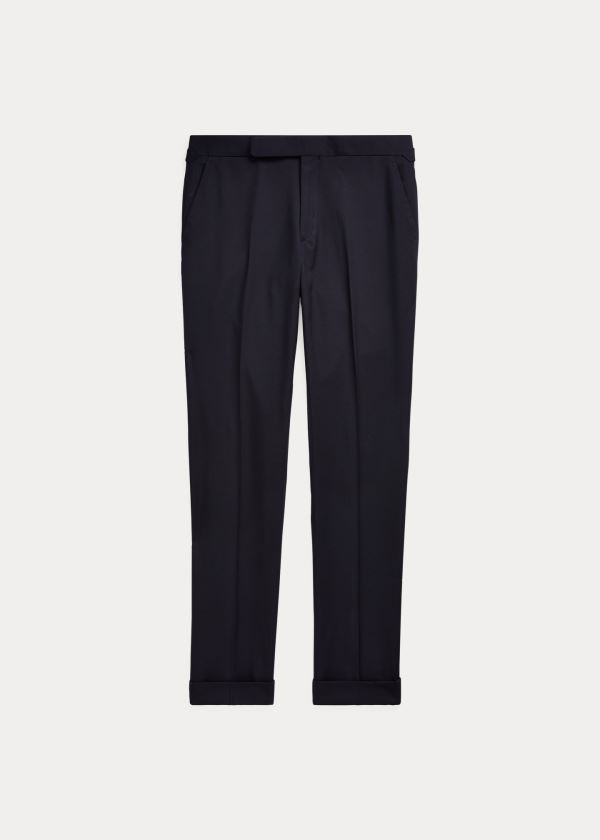 Spodnie Ralph Lauren RLX Gregory Wool Twill Trouser Męskie Granatowe | FTNP6355