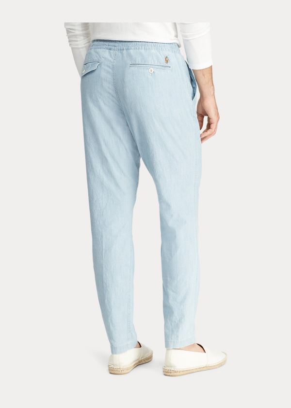 Spodnie Ralph Lauren Relaxed Fit Polo Prepster Pant Męskie Głęboka Niebieskie | HKLC1574