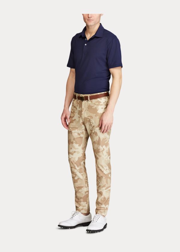 Spodnie Ralph Lauren Slim Fit Camo Stretch Pant Męskie Khaki Camo | EBLY4661