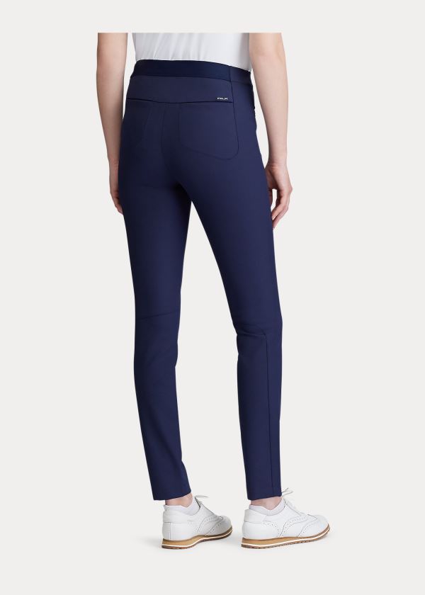 Spodnie Ralph Lauren Stretch Athletic Golf Pant Damskie Granatowe | ILCM9109